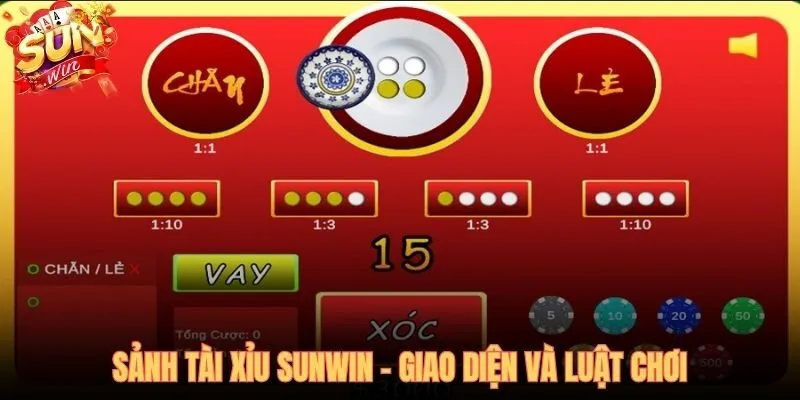 Giao diện và cơ chế vòng quay 30 giây của tài xỉu SUNWIN
